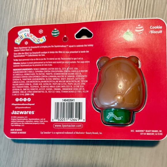 Squishmallows Lot-2 Lip Smacker Balms (Tolef Bear & Ricardo Bat) & 1-nail Polish - Picture 6 of 8